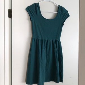 Emerald green dress